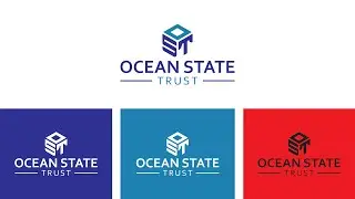 How to create A Cube Logo with Custom Letters O S T in Adobe Illustrator / Logo design Tutorial.