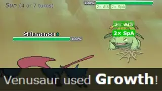 When Venusaur uses Growth