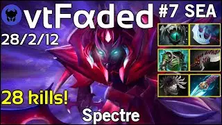 28 kills! vtFded #7 SEA plays Spectre!!! Dota 2 - 8154 Avg MMR