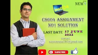 cs604 assignment no 1 solution june 2022 (with code file 100% accurate)complete assignmet cs604