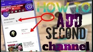 How to add second channel in primary channel//add another channel in primary channel