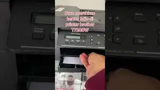 Cara masukkan kertas folio di brother T720DW 