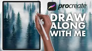 Misty Forrest Procreate tutorial 183