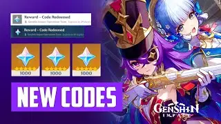 *NEW* GENSHIN IMPACT REDEEM CODES 2024 - GENSHIN IMPACT CODES