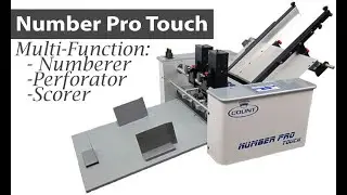 Number Pro Touch Numbering, Scoring, & Perforating Machine from Count USA