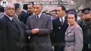 100 yıl öncesinden, 36 saniyelik Atarürk videosu...