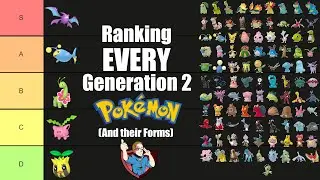 Ranking EVERY Generation Two Pokemon