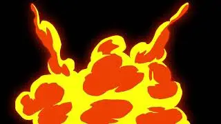 Cartoon fire effect | fire effect black screen | comic fire effect | cinematic fire effect