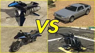 GTA ONLINE - OPPRESSOR MK II vs OPPRESSOR vs DELUXO vs BUZZARD!!!
