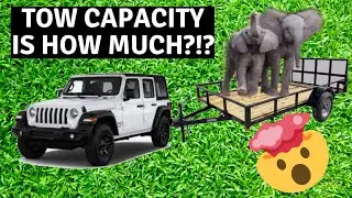 How much can a Jeep Wrangler Tow?!?