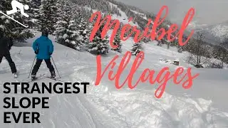 The most bizzarre ski run ever - Méribel Villages