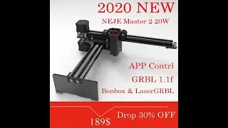 NEJE Master 2 20 Вт Настольный лазерный станок (гравер резак) ЧПУ с AliExpress