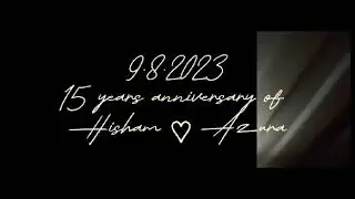 Happy Anniversary 15 years.