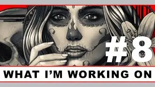 WIWO #8: Crowned Sugar Skull Girl Tattoo Art