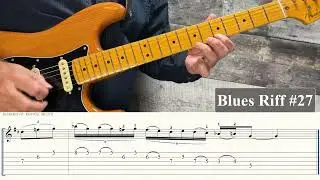 Riff 27 -  Open G Tuning  - 101 Blues Riffs and Solos - Fast Lick