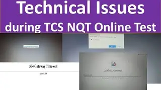 Technical Issues reported on 24 Oct - TCS NQT - Probable Solutions