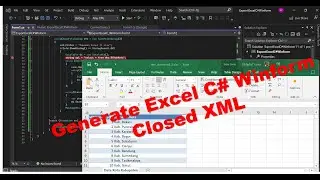 Tutorial Generate Excel Menggunakan Closed XML di C# Winform