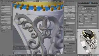 Курс моделирование ювелирных изделий в Blender 2.7