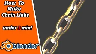 How to Make a Chain in Blender (under 3 minutes)