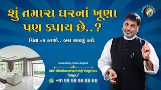 શું તમારા ઘરનાં ખૂણા પણ કપાય છે..?  ચિંતા ના કરશો..બસ આટલું કરો.  | Shri Shailendrasinhji Vaghela