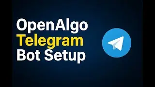 How to Setup your own OpenAlgo Telegram Bot