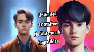 Cara Edit foto menggunakan Ai ,100%Gratis , Unlimited.