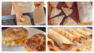 A Cozy Week In My Life: Bake With Me! Sourdough Scones, Bagels, Bread & Tortillas!