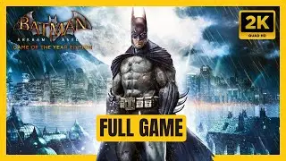 Batman Arkham Asylum | Full Game | Hard Difficulty | [2K 60FPS PC] | No Commentary