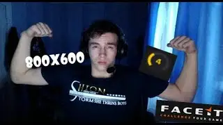 Апнул 4lvl Faceit на разрешение Скрима! CS:GO