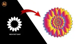 Vector Flower Design Adobe illustrator 2023