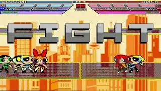 Mugen battle MVC Powerpuff Girls vs Rowdyruff Boys