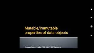 Function part 5- Mutable immutable properties of objects when passed to a function