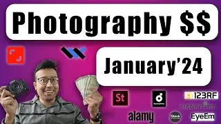 Photography earnings in January 2024. Passive income from Photography in January 2024