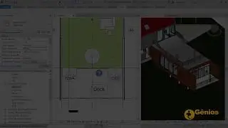 Revit com a Tela maior e Várias Vistas