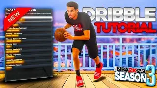 NBA 2K23 SEASON 3 DRIBBLE TUTORIAL NBA 2K23 w/ HANDCAM! *NEW* BEST DRIBBLE MOVES & FASTEST COMBOS!