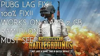 PUBG MOBILE LAG FIX 2018 METHOD! [0.6.0]