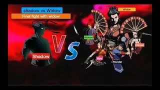 final fight with widow:Shadow Fight 2 Tips for Final Battle | #bairagaming