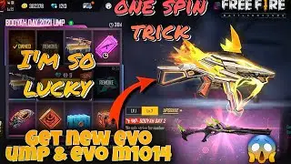 I'm So Lucky | Get New Evo Ump & M1014 In First Spin ? Free Fire New Event | Garena Free Fire ||