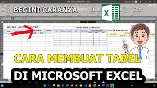 Cara memuat tabel di microsoft excel dengan mudah