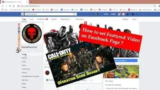 How to set Featured Video on Facebook Page | Facebook video marketing Series Tutorial-1