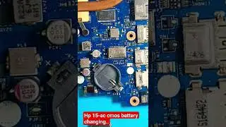 HOW TO REPLACE CMOS BATTERY IN HP LAPTOP.. #laptoprepair #repair #laptoprepairtechnician #hp #laptop