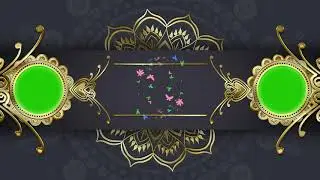 wedding invitation frame | invitation frames video on green screen