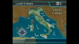 Raitre - Meteo 3 - Monday, October 8, 2012