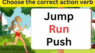 Action verbs | Find the correct action  verbs | fun game | quiz