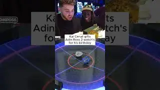Kai Cenat gifts Adin Ross 2 watches for his birthday