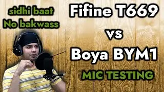 Fifine T669 vs Boya BYM1 - Mic Testing 2022
