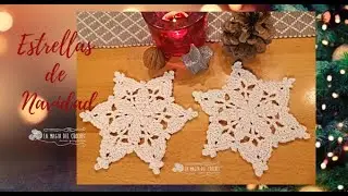 ESTRELLA decorativa a crochet -La Magia del Crochet- Denicegh