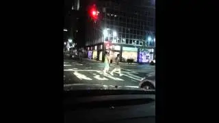 русские и туркмен катаются в Manhattan NY.