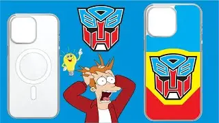 Wow DIY iPhone Case 15 Pro Max art Color Transformers Face
