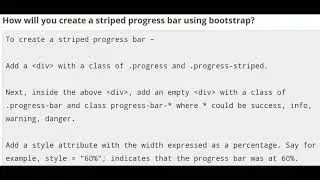 Bootstrap Interview Questions and Answers